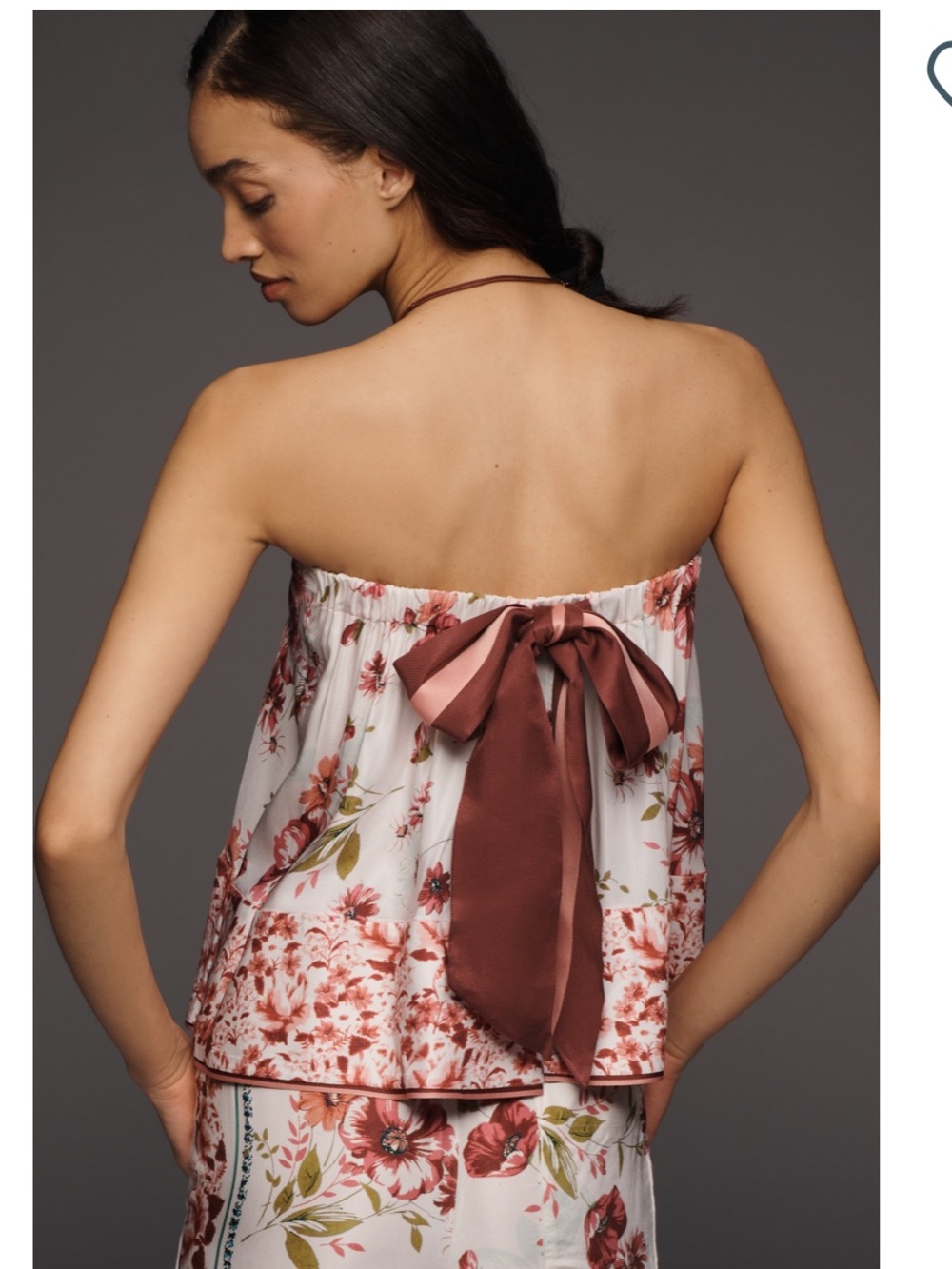 Anthropologie Jessica Strapless Swing Top by Maeve - Picture 3 of 11
